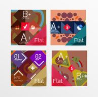 Set of abstract geometric shapes with options N6