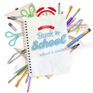 School stationery isolated EPS 10