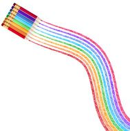 Colour pencils isolated on white EPS 10 N4