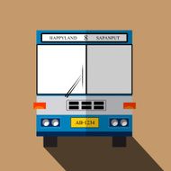 Bus number 8 icon great for any use Vector EPS10