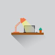 Workspace light icon great for any use Vector EPS10