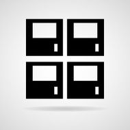 Vector locker icon Illustration EPS10 N4