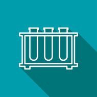 icon of laboratory tubes N14