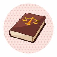 law book theme elements N5