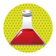 Test tubes and beakers theme elements N19