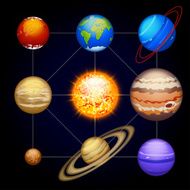 solar system planet set