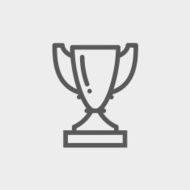 Trophy thin line icon N2