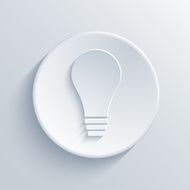 Vector modern light bulb icon background