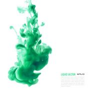 Liquid ink cloud Vector abstract background Isolated element N2