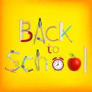 Back to School background EPS 10 N40