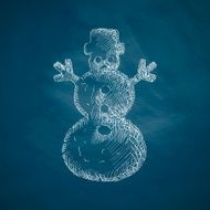 christmas snowman icon N2