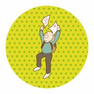 student cartoon theme elements N158