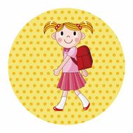 student cartoon theme elements vector eps N67