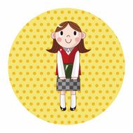 student cartoon theme elements vector eps N68