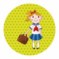 student cartoon theme elements vector eps N70