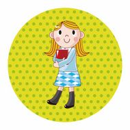student cartoon theme elements vector eps N71