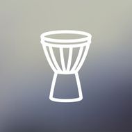 Timpani thin line icon N3