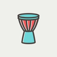 Timpani thin line icon N4