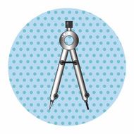 stationary compass theme elements vector eps N11