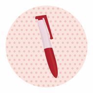 stationery pen theme elements vector eps N7