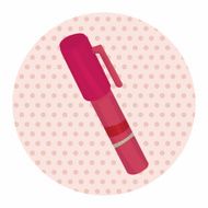 stationery pen theme elements vector eps N8