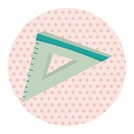 stationary triangle theme elements vector eps N5