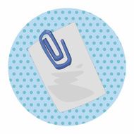 stationary note theme elements vector eps N11