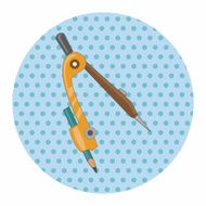 stationary compass theme elements vector eps N13