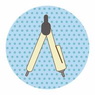 stationary compass theme elements vector eps N14