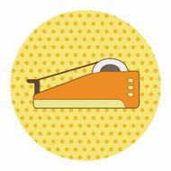 stationary tape dispenser theme elements vector eps N5