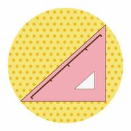 stationary triangle theme elements vector eps N6