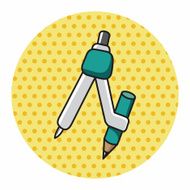 stationary compass theme elements vector eps N15