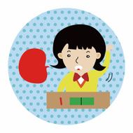 student cartoon theme elements vector eps N79