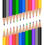 Colorful Wooden Pencil