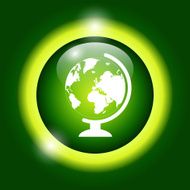 geography school earth globe web icon vector illustration N5