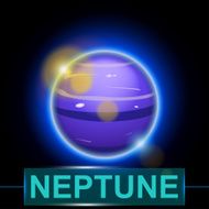 Planet Neptune N2