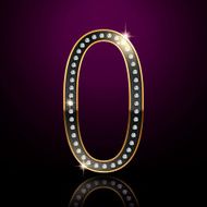 3d elegant diamond number 0