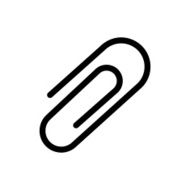 School Clip symbol icon vector illustration eps10 on white backg