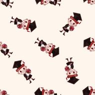 graduate student cartoon sticker icon N5