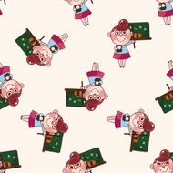 person character teacher cartoon sticker icon N3