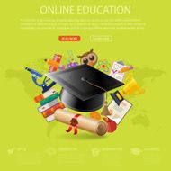 Online education concept N15