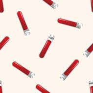 Test tubes and beakers cartoon seamless pattern background N6