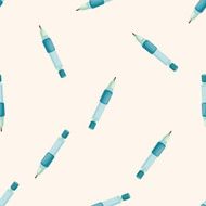 automatic pencil cartoon seamless pattern background