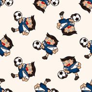 student cartoon seamless pattern background N17