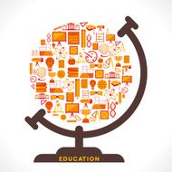 education icon globe