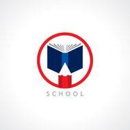 Books and Pencil education symbol