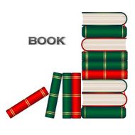 Multi colored book