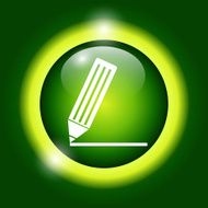 Flat icon of notes