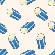 eraser cartoon seamless pattern background