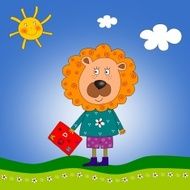 Lion Cartoon character